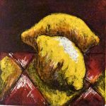 2012 Petites choses anodines n°2 Lino et Aquatinte- 10x10cm